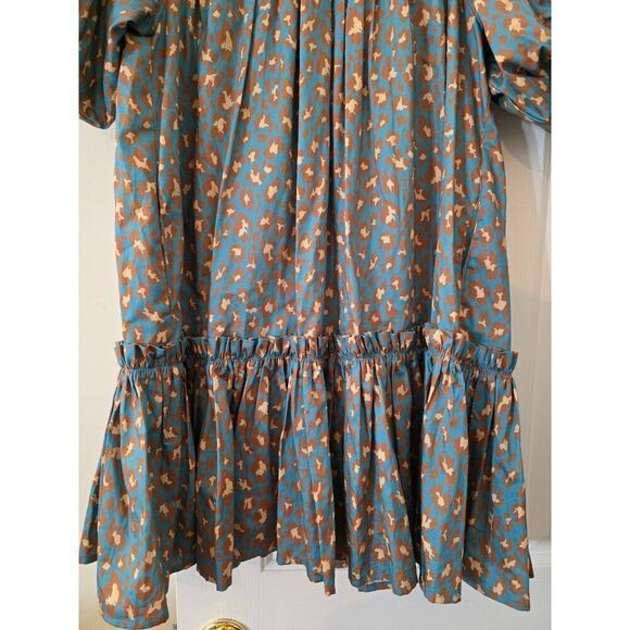 Tyler Boe Pippa Cotton Cheetah Print Dress, Multi $246 Sz XS - Picture 5 of 12